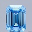 2.08 Ct. Fancy Vivid Blue Emerald Lab Grown Diamond