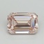 5.00 Ct. Fancy Pink Emerald Lab Grown Diamond