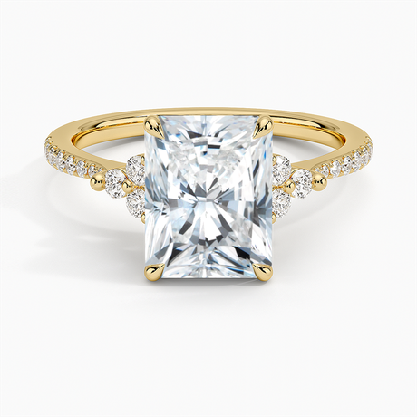 Trio Cluster Pavé Diamond Ring