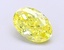 1.01 Ct. Fancy Vivid Yellow Oval Lab Grown Diamond