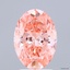1.96 Ct. Fancy Vivid Pink Oval Lab Grown Diamond