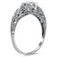The Flavia Ring, smalltop view on a hand