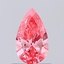 0.49 Ct. Fancy Vivid Pink Pear Lab Grown Diamond