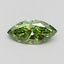 1.03 Ct. Fancy Vivid Green Marquise Lab Grown Diamond