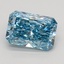 1.02 Ct. Fancy Vivid Blue Radiant Lab Grown Diamond
