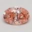 1.50 Ct. Fancy Intense Pink Oval Lab Grown Diamond