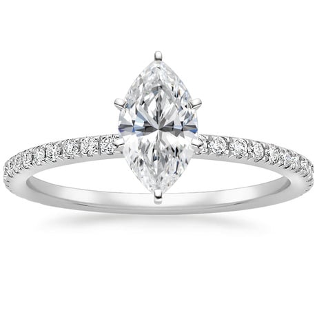 18K White Gold Luxe Ballad Bridal Set (1/2 ct. tw.)