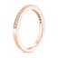 14K Rose Gold Starlight Diamond Ring (1/8 ct. tw.), smallside view