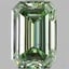 1.00 Ct. Fancy Vivid  Green Emerald Lab Grown Diamond