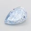 3.07 Ct. Fancy Blue Pear Lab Grown Diamond