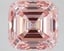 4.06 Ct. Fancy Vivid Pink Asscher Lab Grown Diamond