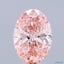 1.46 Ct. Fancy Intense Pink Oval Lab Grown Diamond