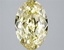4.08 Ct. Fancy Intense Yellow Oval Lab Grown Diamond