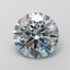 1.81 Ct. Fancy Intense Blue Round Lab Grown Diamond