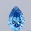 0.99 Ct. Fancy Vivid  Blue Pear Lab Grown Diamond