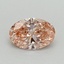 0.56 Ct. Fancy Intense Pink Oval Lab Grown Diamond