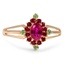 Retro Ruby Vintage Ring
