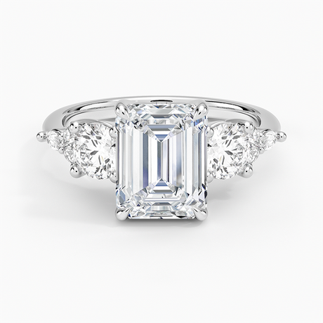Luxe Nadia Three Stone Diamond Ring
