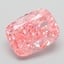 1.87 Ct. Fancy Vivid  Pink Cushion Lab Grown Diamond