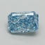 1.41 Ct. Fancy Vivid Blue Radiant Lab Grown Diamond