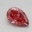 1.57 Ct. Fancy Vivid Pink Pear Lab Grown Diamond