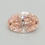 0.50 Ct. Fancy Vivid Pink Oval Lab Grown Diamond