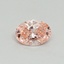 0.30 Ct. Fancy Vivid Pink Oval Lab Grown Diamond