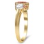 The Margeaux Ring, smalltop view on a hand