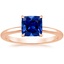 14K Rose Gold Elodie 1.8mm Solitaire Ring, smalltop view