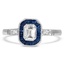 Art Deco Reproduction Diamond Vintage Ring