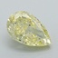 1.30 Ct. Fancy Intense Yellow Pear Lab Grown Diamond