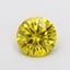 1.52 Ct. Fancy Vivid  Yellow Round Lab Grown Diamond