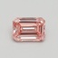 1.00 Ct. Fancy Intense Pink Emerald Lab Grown Diamond