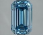 2.08 Ct. Fancy Vivid Blue Emerald Lab Grown Diamond