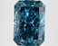 3.36 Ct. Fancy Vivid Blue Radiant Lab Grown Diamond