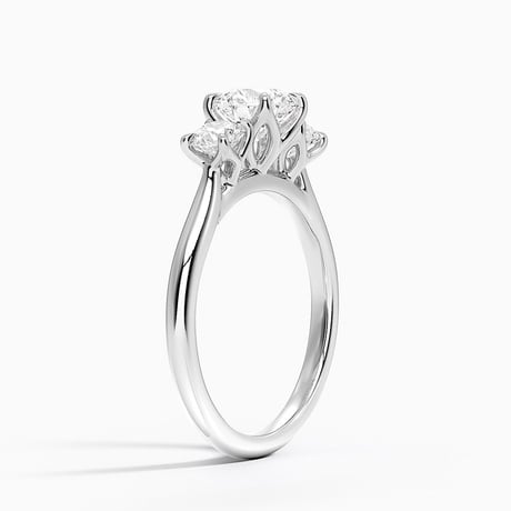 Elodie Perfect Fit Three Stone Diamond Ring