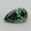 5.08 Ct. Fancy Vivid Pacific Green Pear Lab Grown Diamond