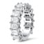 Emerald Cut Diamond Wedding Band, smallview