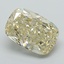 4.51 Ct. Fancy Yellow Cushion Lab Grown Diamond
