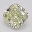 1.51 Ct. Fancy Light Yellow Cushion Diamond