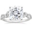 Platinum Luxe Willow Diamond Ring (1/4 ct. tw.), smalltop view