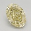 1.52 Ct. Fancy Intense Yellow Oval Lab Grown Diamond