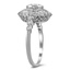 The Claybrook Ring, smalltop view on a hand
