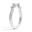 Wave-Inspired Angled Diamond Ring, smallside view