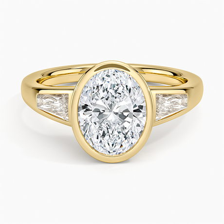 Hayes Three Stone Baguette Diamond Ring