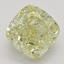 1.32 Ct. Fancy Yellow Cushion Diamond