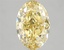 3.10 Ct. Fancy Vivid Yellow Oval Lab Grown Diamond