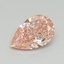 0.61 Ct. Fancy Vivid Pink Pear Lab Grown Diamond