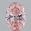 1.13 Ct. Fancy Vivid Pink Oval Lab Grown Diamond