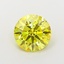 1.91 Ct. Fancy Intense  Yellow Round Lab Grown Diamond